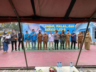 Dihadiri Kapolresta, DPD KNPI Kota Pekanbaru Sukses Gelar Giat 1000 Vaksin